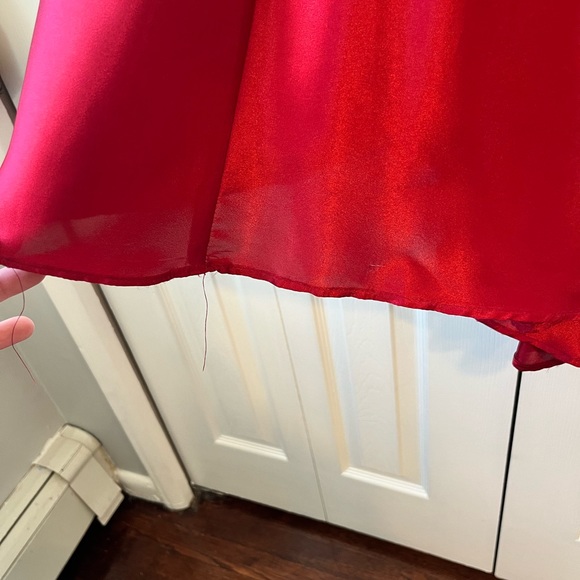 Sherri Hill Two Piece Ruby Prom Dress - Picture 15 of 15